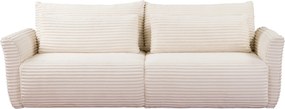 Masseno Sofa ILANO z funkcją spania i pojemnikiem na pościel - Kremowy - TILIA 1