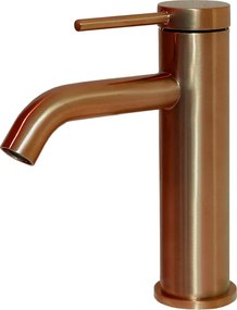 Lollipop bateria umywalkowa niska szczotkowanej miedzi - Essebagno