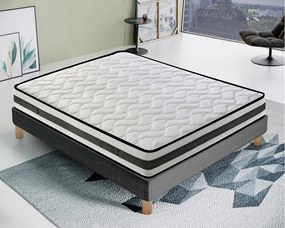 Materac piankowy 180x200  Grubość 20 cm  Dwustronny  Strona letnia/zimowa