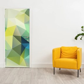 Fototapeta na drzwi - Abstrakcja geometryczna (95x205cm)