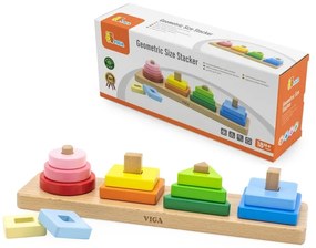 Viga drewniany geometryczny sorter układanka
