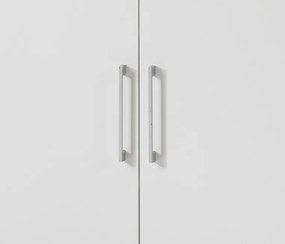 Regał biurowy z drzwiami Prima 5 biały