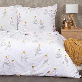 4Home Świąteczna pościel bawełniana Christmas tree140 x 220 cm, 70 x 90 cm, 140 x 220 cm, 70 x 90 cm