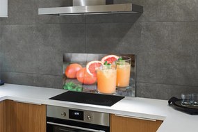 Szkło Ozdobne do Kuchni Cytrusowy Koktajl Grejpfrutowy