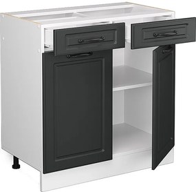 Szafka dolna do kuchni antracytowy domek wiejski 80x60x81.6 r-line