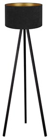 Brilagi - Lampa stojąca VELVET 1xE27/60W/230V czarna/wenge