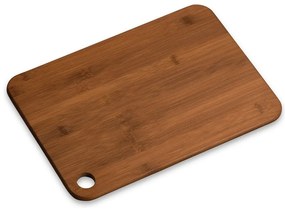 Kesper 59330 Deska do krojenia ciemny bambus, 33 x 23 x 1 cm