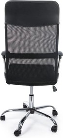 Czarne tapicerowane krzesło biurowe Dakar – Yes Everyday