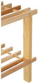 Szafka na buty z litego drewna jodłowego w naturalnym kolorze – Premier Housewares