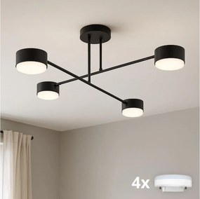 Brilagi - LED Przysufitowy żyrandol MONO 4xGX53/13W/230V czarny