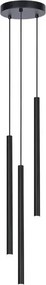 Czarna Lampa Wisząca Sople M5-R76