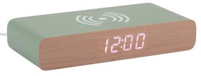 Budzik cyfrowy z ładowarką bezprzewodową Retro Flat LED – Karlsson