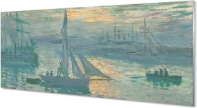 Szklany Panel Wschód Słońca - Claude Monet