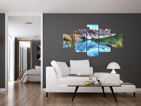 Obraz - Jezioro Morenowe (125x70 cm)