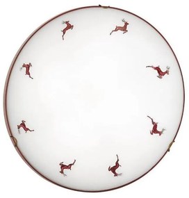 Kolarz 731.13.4.103-Lampa sufitowa NONNA 3xE27/60W/230V pr.50cm jeleń czerwona