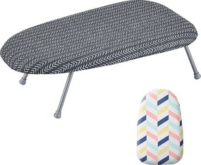 Deska do Prasowania z Stołu SucceBuy, 59,4 x 36,6 cm, Kompaktowa Deska do Prasowania, Ochronna Otwierka Odporna na Ciepło