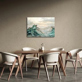 Obraz - 3D abstrakcja morza (70x50 cm)