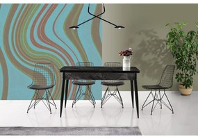 Zestaw krzeseł do jadalni Tivoli Black, 2 szt.
