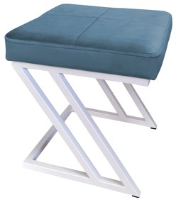 Pufa ZETA LOFT taboret podnóżek podstawa biała MG33