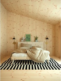 Brązowe łóżko dwuosobowe z drewna sosnowego ze stelażem 160x200 cm Retreat – Karup Design