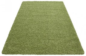 Dywan shaggy jednokolorowy zielony 240 cm x 340 cm