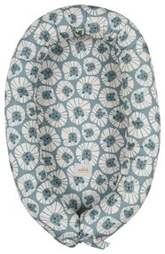 Niebieski kokon dla niemowląt Denim Lions – Malomi Kids