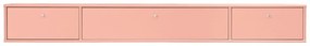 Różowa szafka pod TV 176x22x32,5 cm Mistral – Hammel Furniture