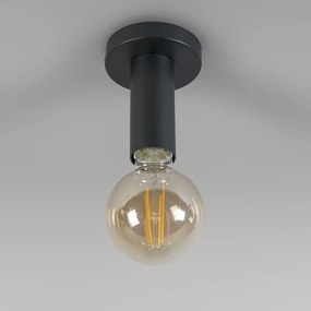 Nowoczesna lampa sufitowa czarna - Facil