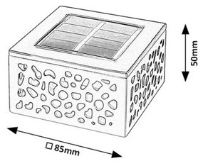 Rabalux 7032 solarna lampa dekoracyjna Medulin