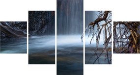 Obraz zimowej laguny (125x70 cm)