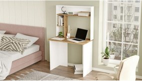 Biurko Brino Atlantic Pine and White