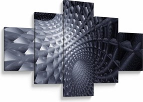 Obraz - Abstrakcja 3D (125x70 cm)