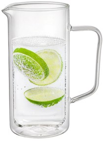 4Home Szklany dzbanek termiczny Double Hot&Cool, 1 l