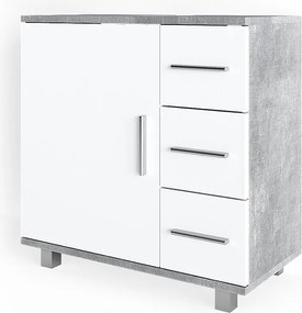 Szafka na wannę beton 60x33x60.8 ilias