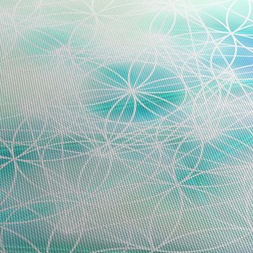 Obraz - Merkaba w turkusowym tle (125x70 cm)