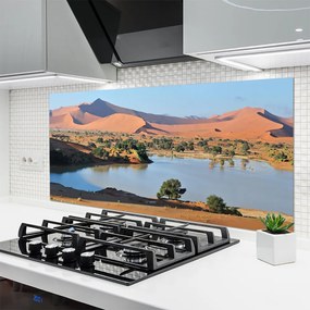 Panel Szklany Oaza Spokoju Na Pustyni