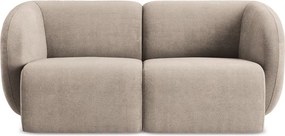 Jasnobrązowa sofa z tkaniny szenilowej 174 cm Lani – Makamii