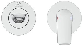 Umywalkowa bateria podtynkowa w kolorze srebra z połyskiem Connect Air – Ideal Standard