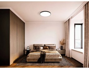 Czarna lampa sufitowa LED ZUBIETA-A – EGLO