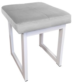 TABORET SOLID 45cm STOŁEK LOFT podstawa biała MG39