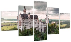 Obraz - Zamek na skałach (125x70 cm)