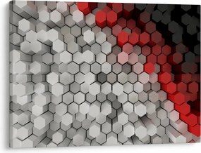 Obraz - sześciokąty 3D (70x50 cm)