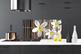 Szkło Ozdobne do Kuchni Barwny Ogród Na Płótnie