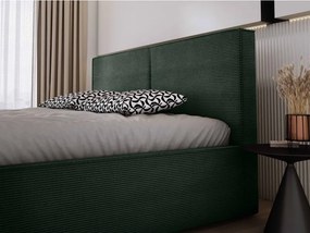 Łóżko Tapicerowane MARIETTA 160x200 – z pojemnikiem na pościel i metalowym stelażem POSO 14 WERSAL