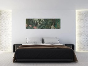 Obraz - Henri Rousseau, The Equatorial Jungle, reprodukcje (170x50 cm)