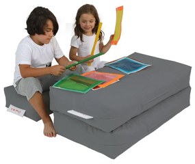 Szara sofa dla dzieci 100 cm Nier – Floriane Garden