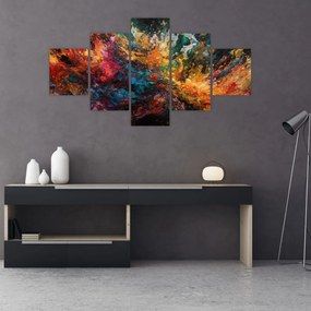 Obraz - Abstrakcja kolorów II. (125x70 cm)