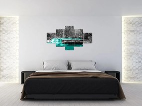 Obraz - Zimowa rzeka (125x70 cm)