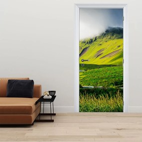 Fototapeta na drzwi - Górski krajobraz (95x205cm)