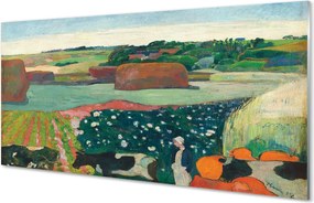Panel nad Blat Kuchenny Stogi Siana w Bretanii - Gauguin